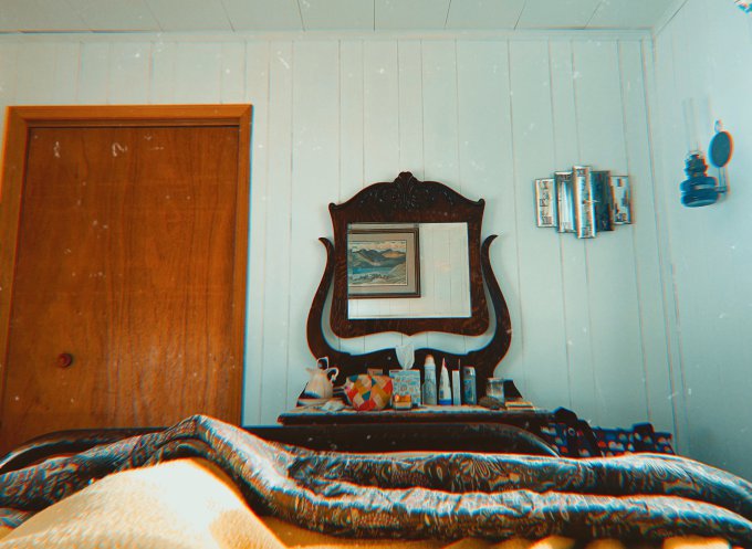 rustykalna sypialnia